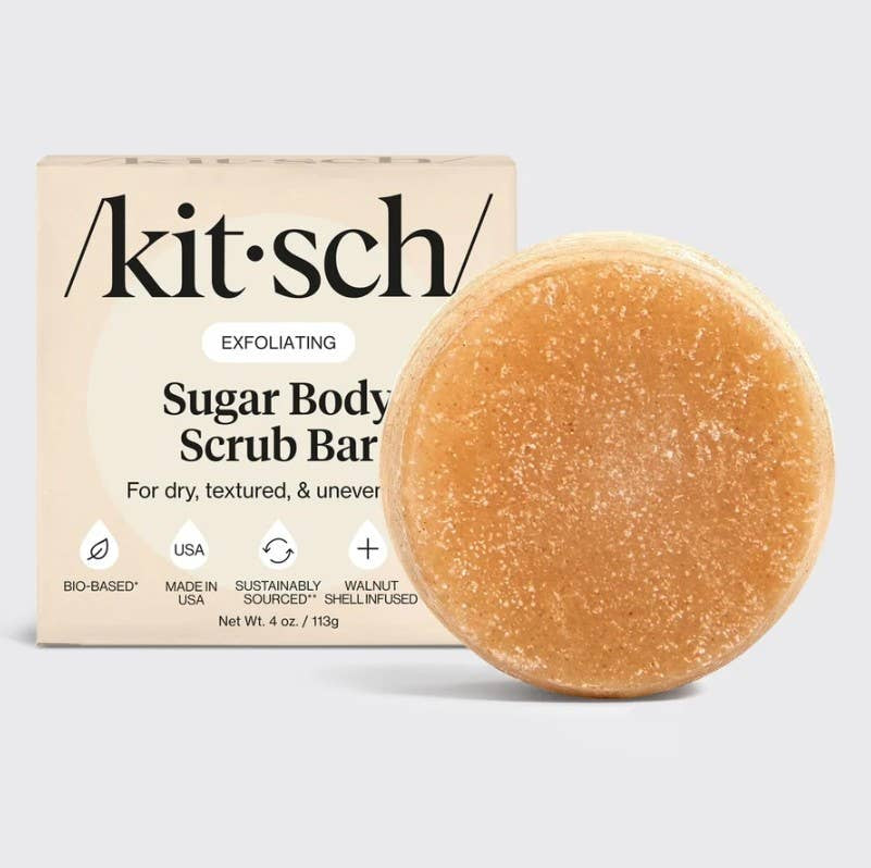 Orange Exfoliating Sugar Body Scrub Bar