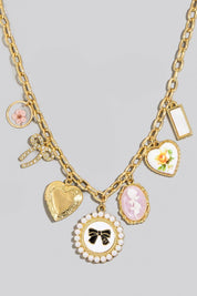 Assorted Charms Chain Necklace: G