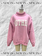 Pink Mother Reversible Mock Neck