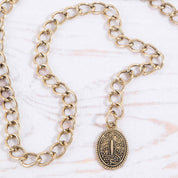 Gold Ornate Western Chain Belt