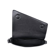 Black Zebra Angular Shoulder Bag