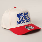Bad Day to Be a Hot Dog Trucker Hat/ Red & Blue