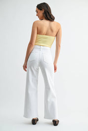 White Denim Trouser