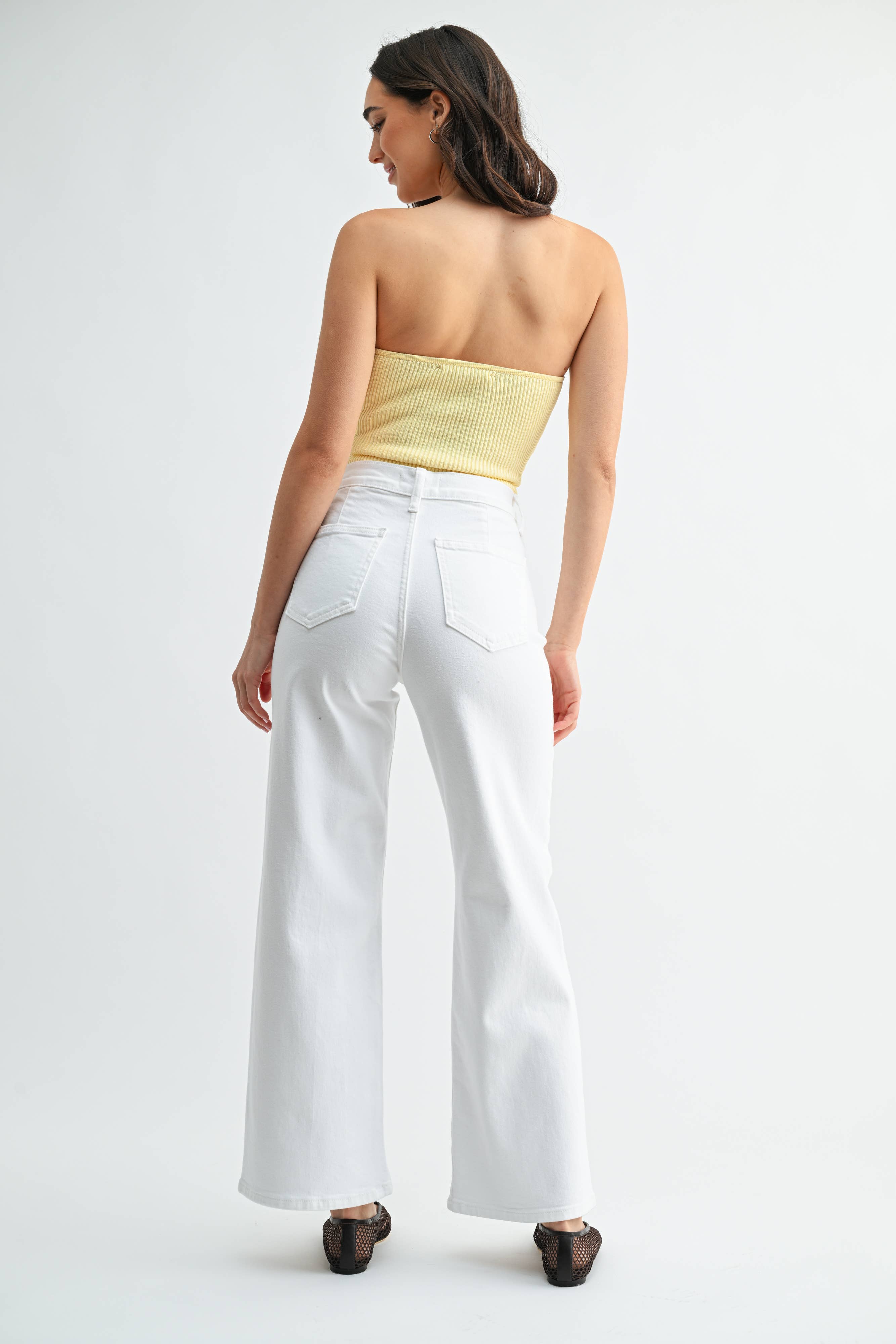 White Denim Trouser