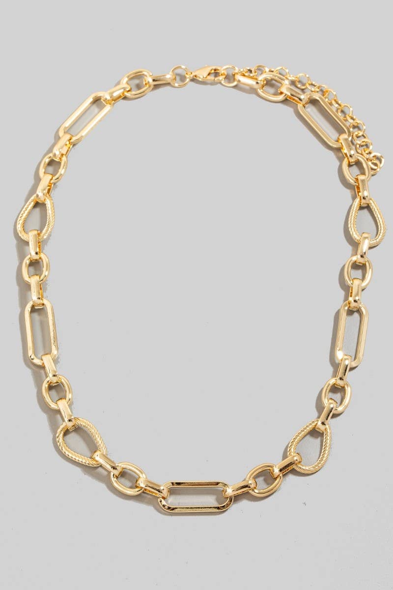 Mixed Style Chain Link Necklace