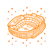 #99 - CUSTOM APPAREL — orange text and 'VOLS'