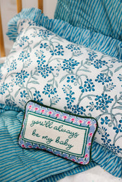 Be My Baby Mini Needlepoint Pillow