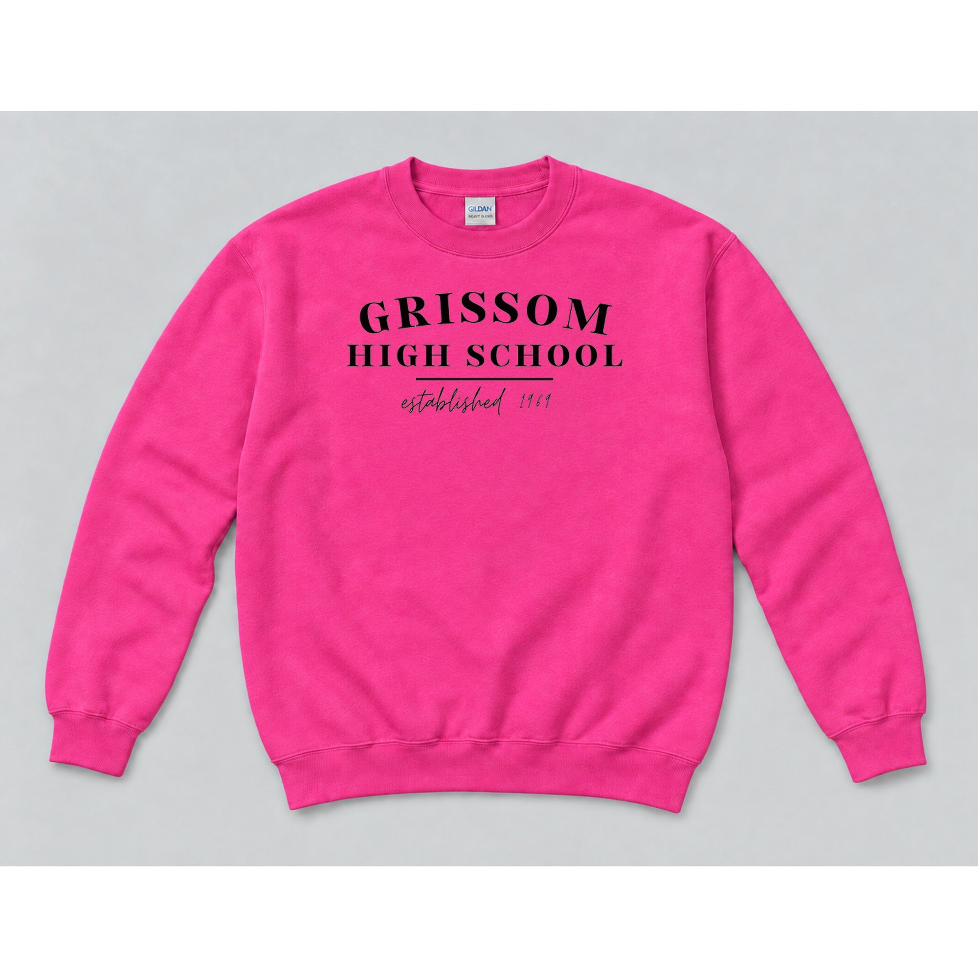 Crewneck Hot Pink mockup