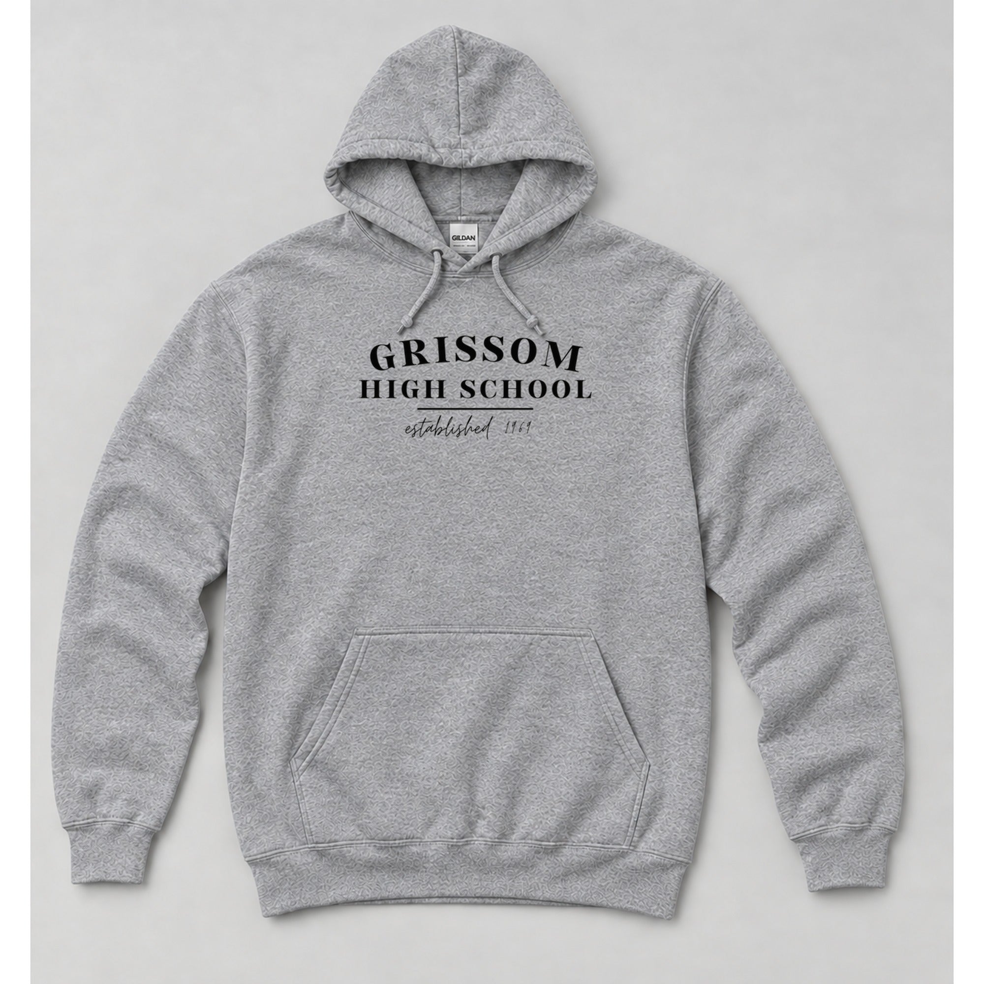 Hoodie Sport Grey mockup