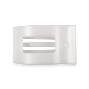 Flat Rectangle Hair Clip | Medium | Coconut White