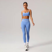 Blue Contrast Workout Set