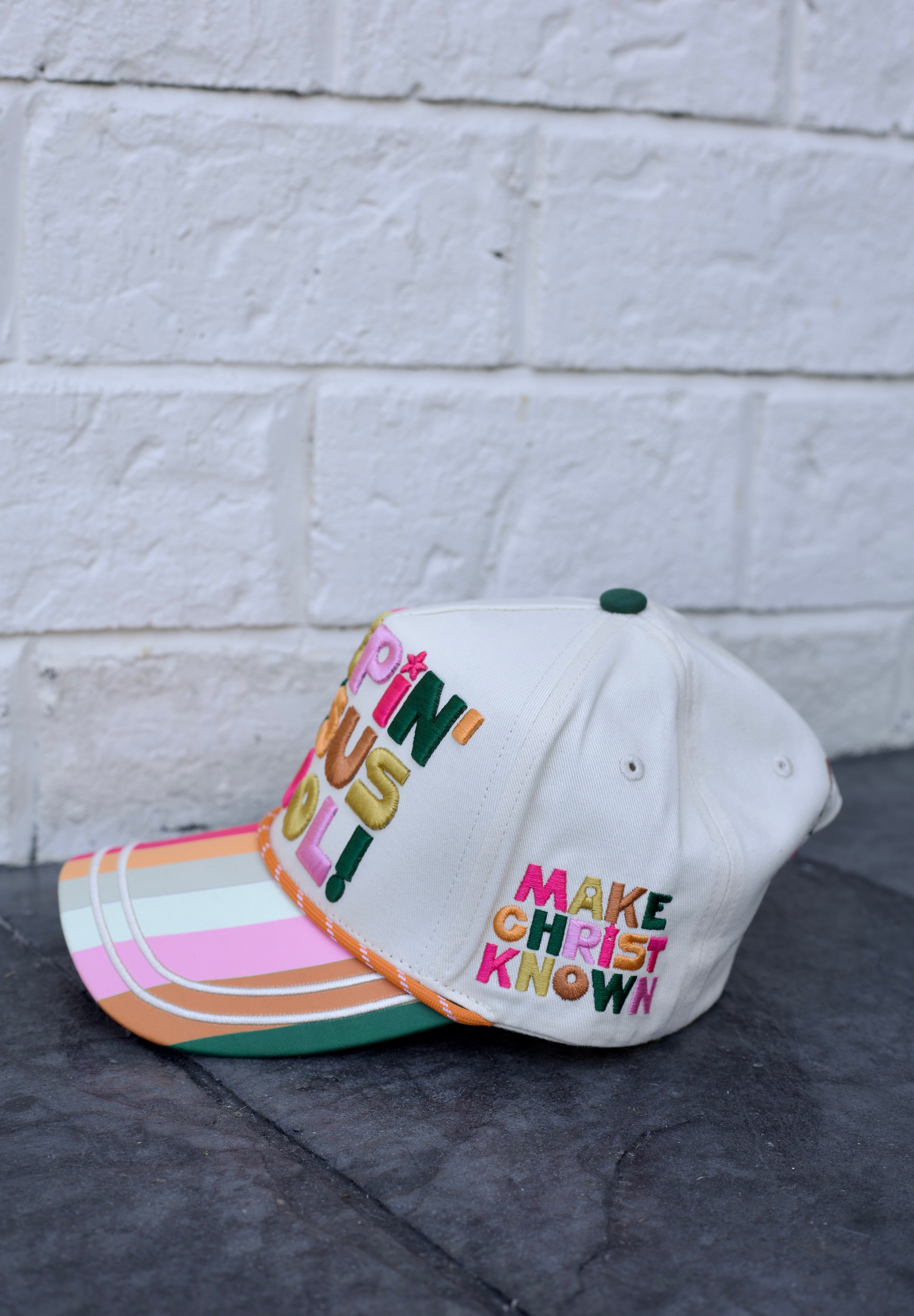 Cream Keepin Jesus Cool Trucker Hat