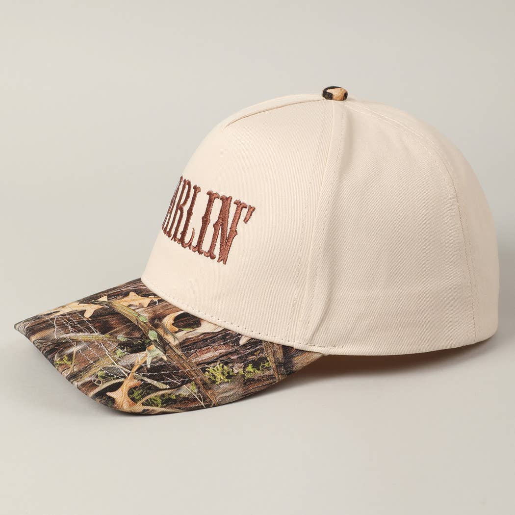 Camo DARLIN' Embroidery Trucker Hat