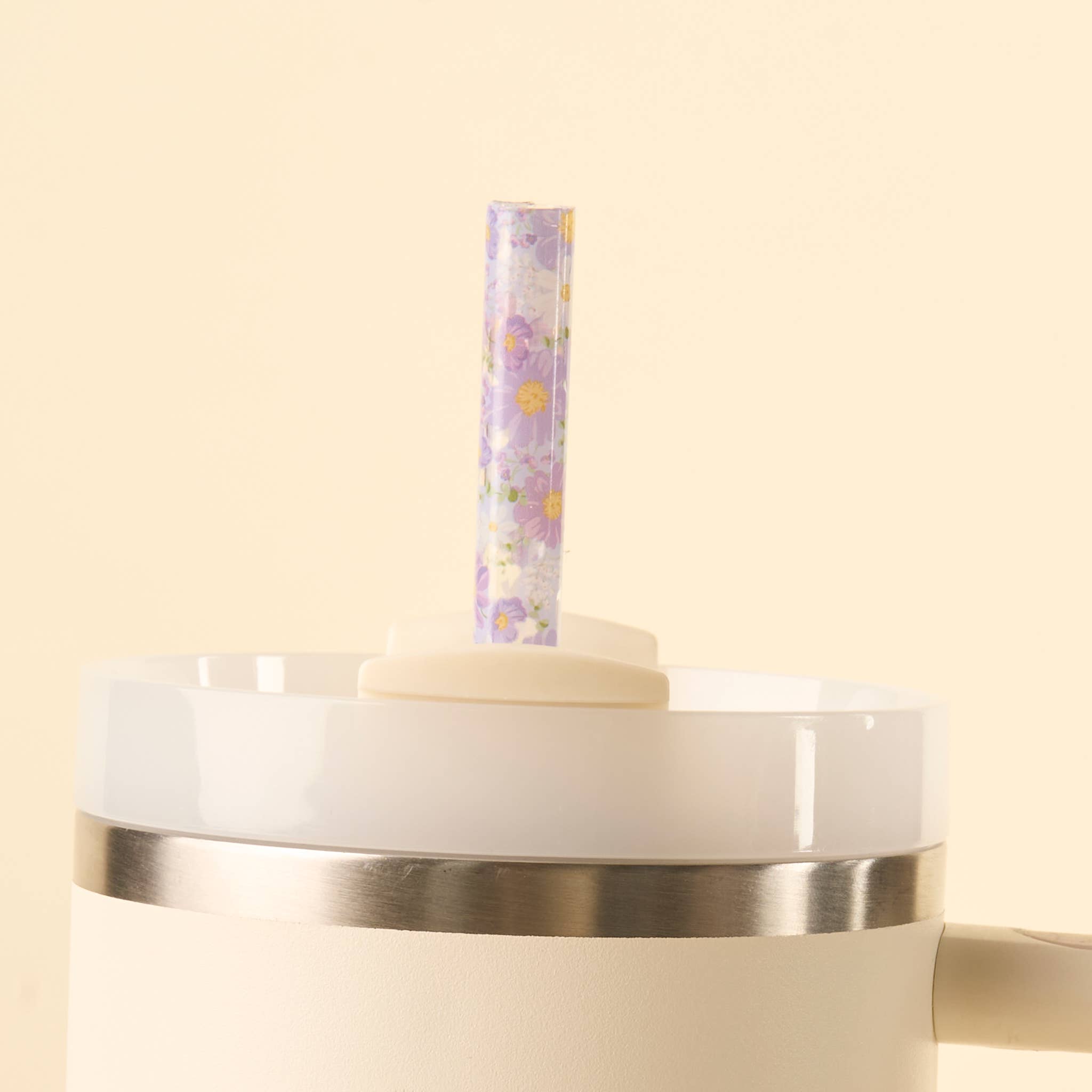 40 oz Tumbler Straw Set-Bouquet Beauty Purple