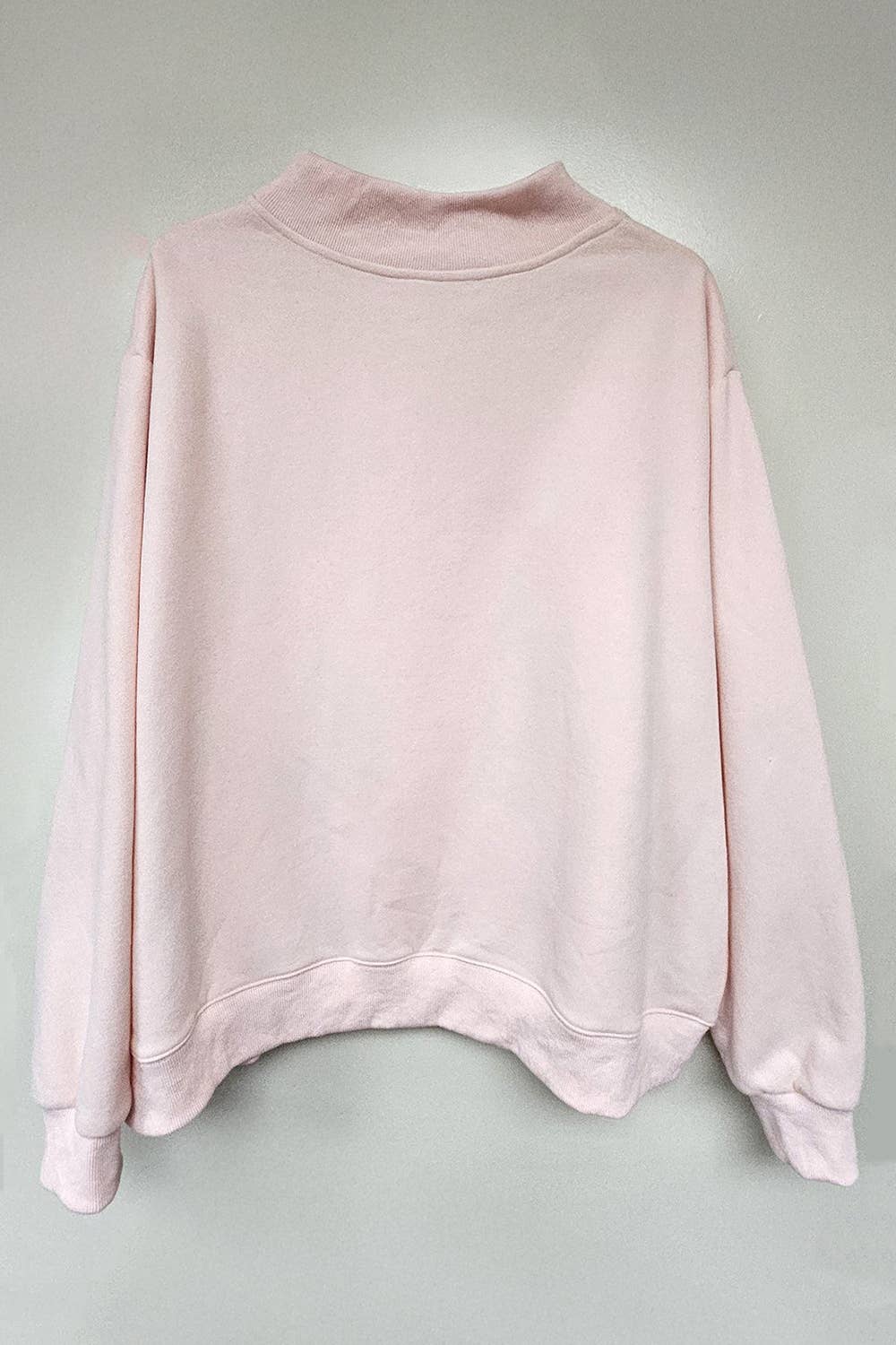 Light Pink Blessed Mockneck