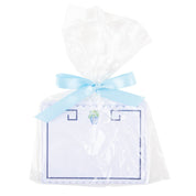 Green Flower Scallop Note Cards