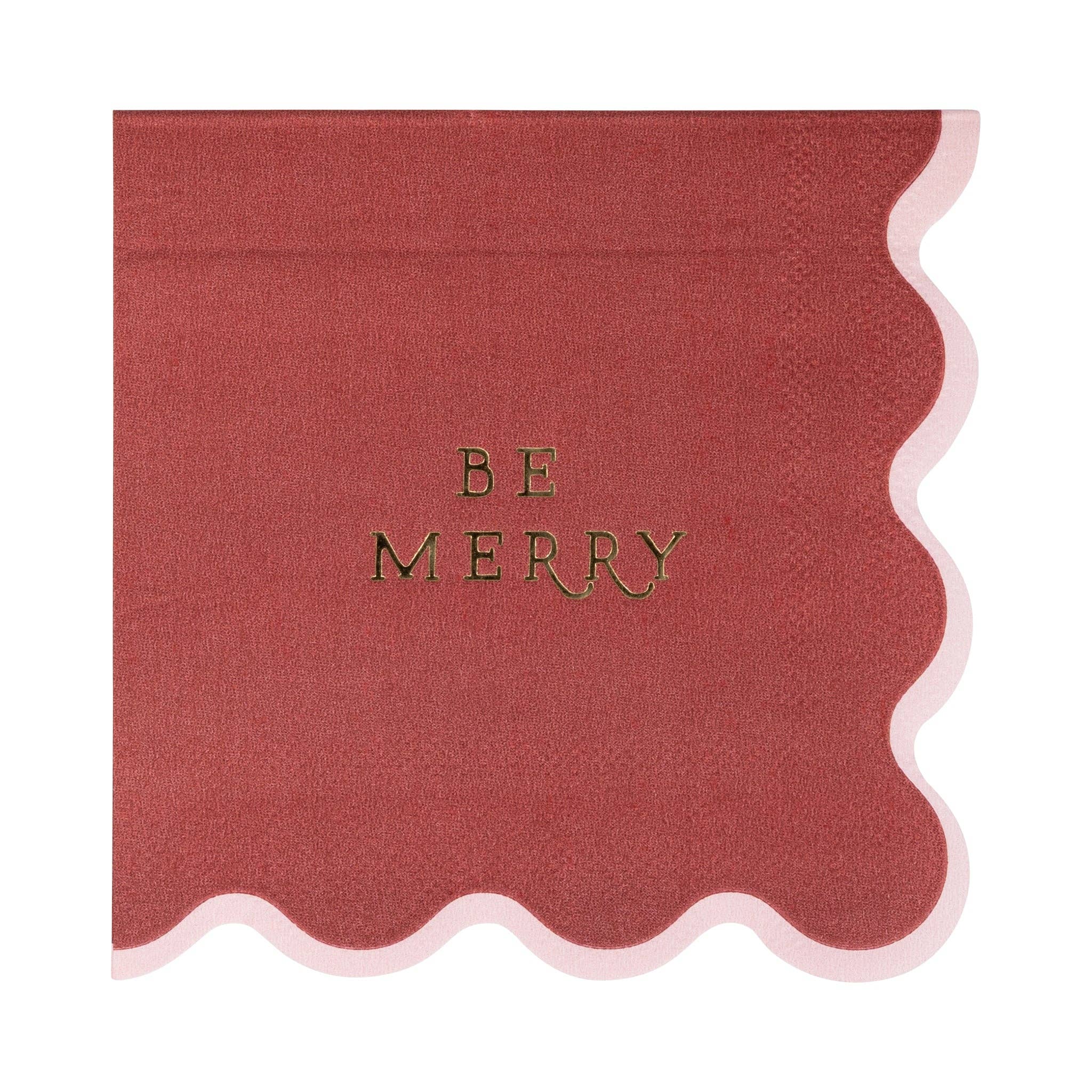 BEM1239 - Be Merry Napkin Set