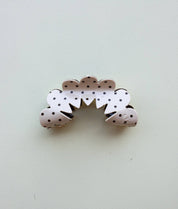 Oversized Brown & Cream Petal Arch Claw