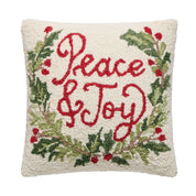 Cream Peace & Joy Hook Pillow
