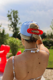 Polka Dot Oversized Lay Down Claw