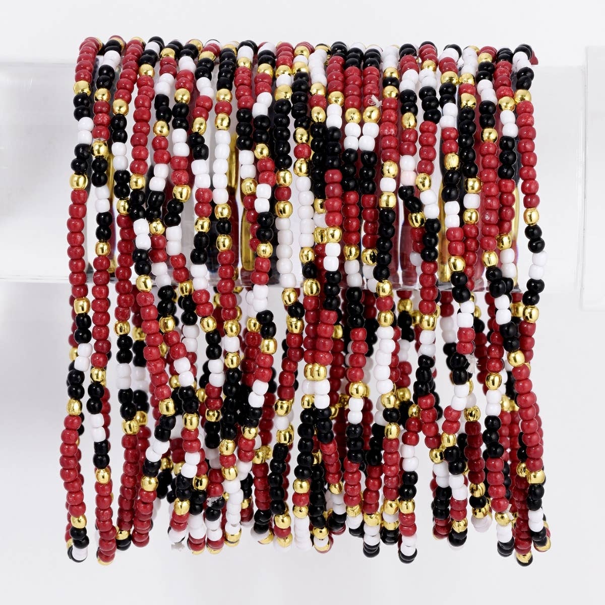 Stretch Seed Assorted Bead GAME DAY Bracelets