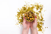 Dark Chocolate Pistachio Popcorn Cylinder