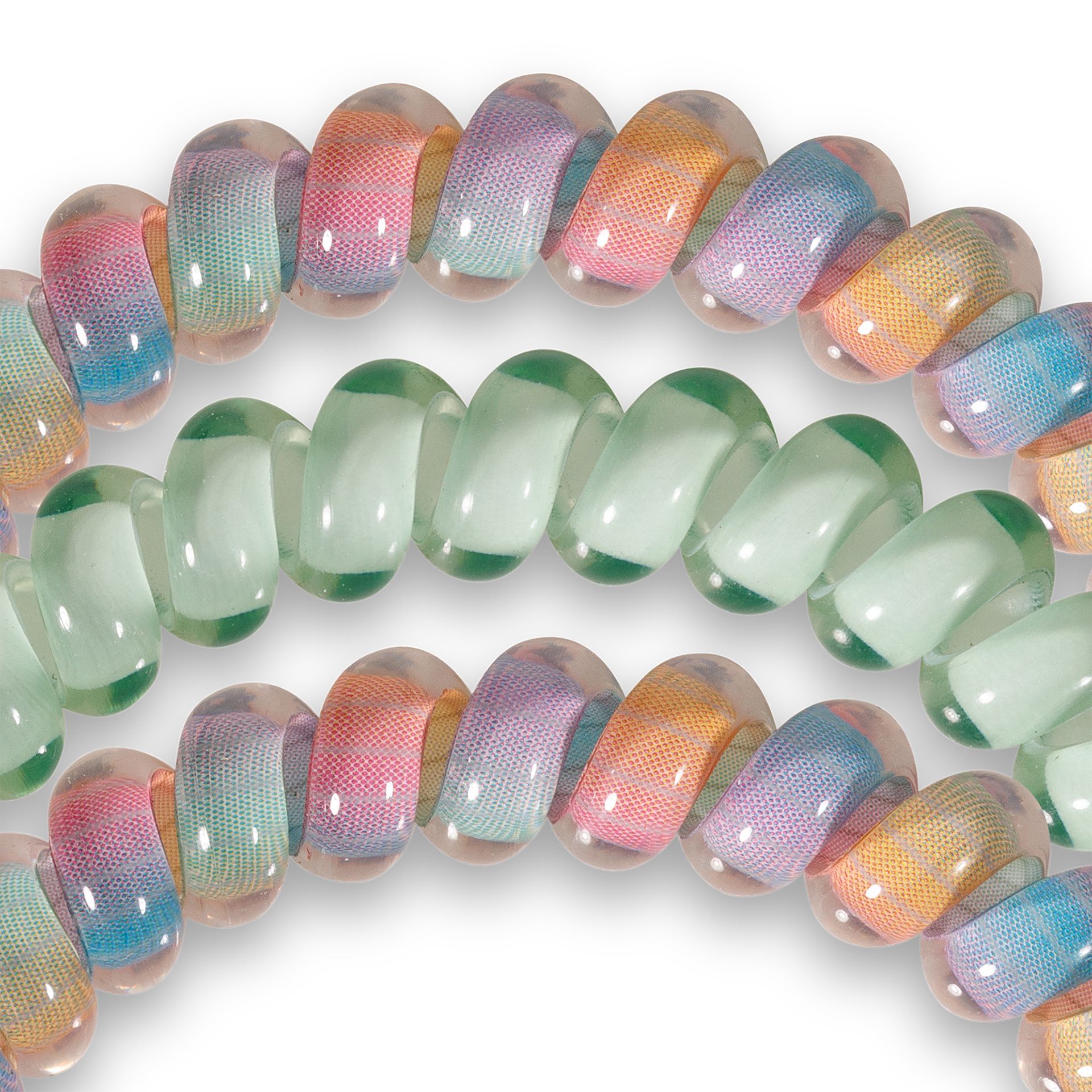 Spiral Hair Coils | Small | Sprung Out showing doubles as a bracelet