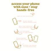 Clear Crossbody Phone Chain