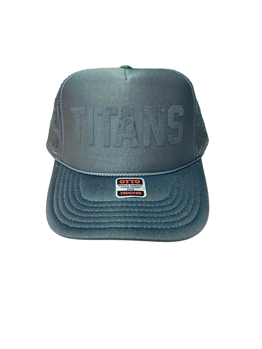 T.O.T. Trucker - TITANS - (Navy on Navy)