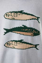 Blue Sardines Sweater