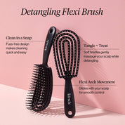 Black Detangling Brush