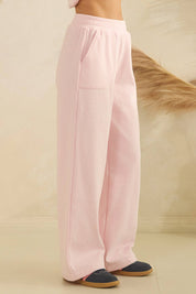 Pink Striped Lounge Pants