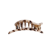 Flat Circle Hair Clip | Medium | Blonde Tortoise
