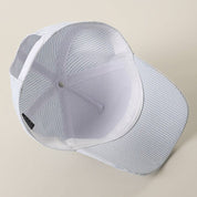 Coastal Cowgirl Crab Patch Seersucker Trucker Hat