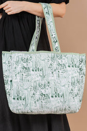 Cabana Quilted Tote Bag
