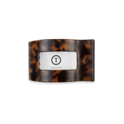 Tortoise Small Flat Rectangle Hair Clip