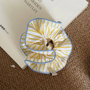 Yellow Stripe Scrunchie