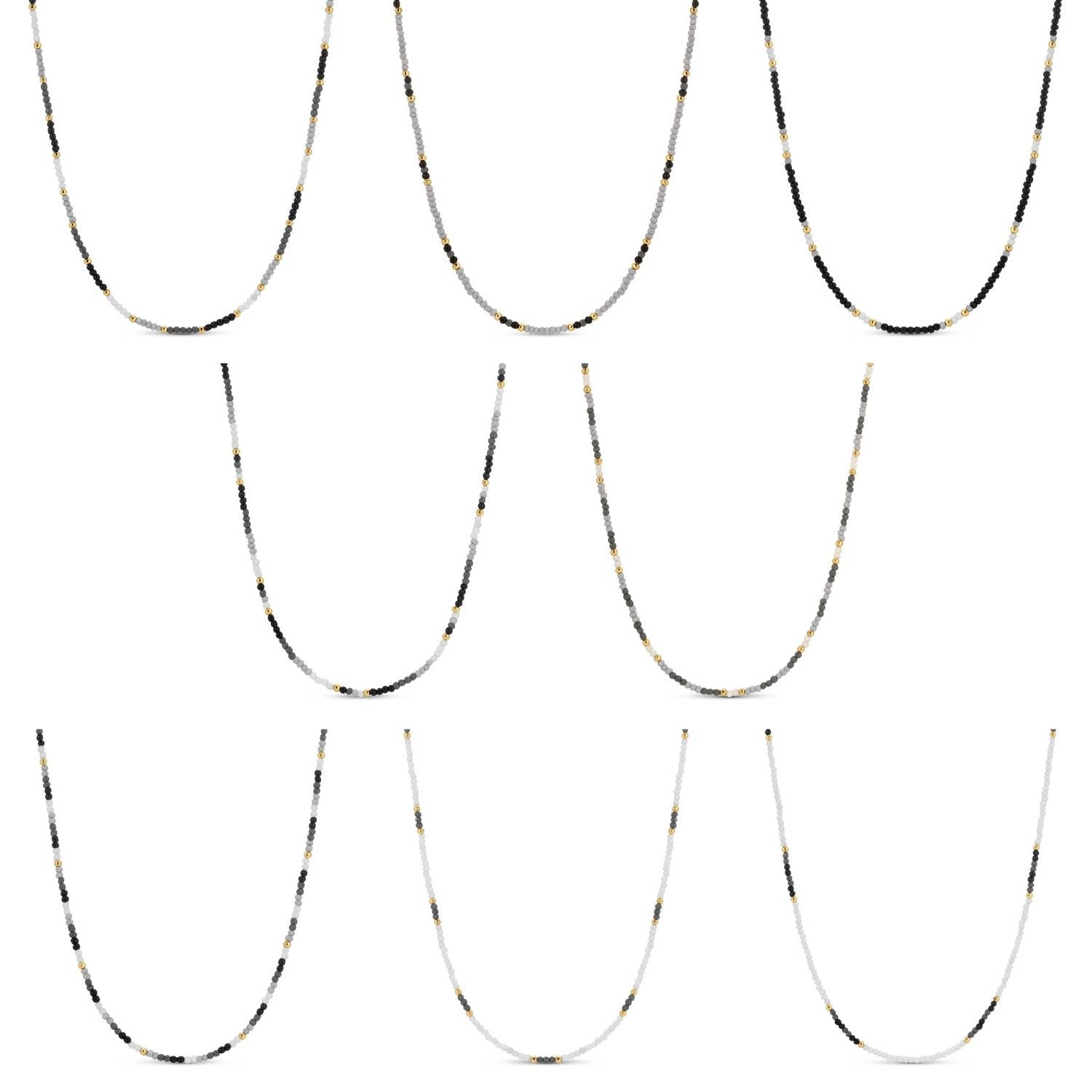 Delicate Seed Bead Necklaces - Assorted