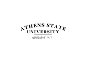 #32 - CUSTOM APPAREL — black text and "ATHENS STATE UNIVERSITY established 1822"