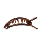 Square Flat Hair Clip | Large | Tortoise