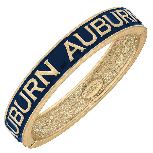 Auburn Tigers Enamel Hinge Bangle