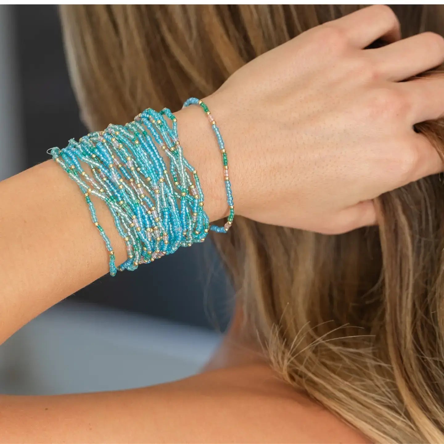 Seaglass 2mm Assorted Stretch Bracelets