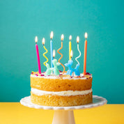 Balloon Dog Birthday Candles - 9 Pack showing 9 candles included