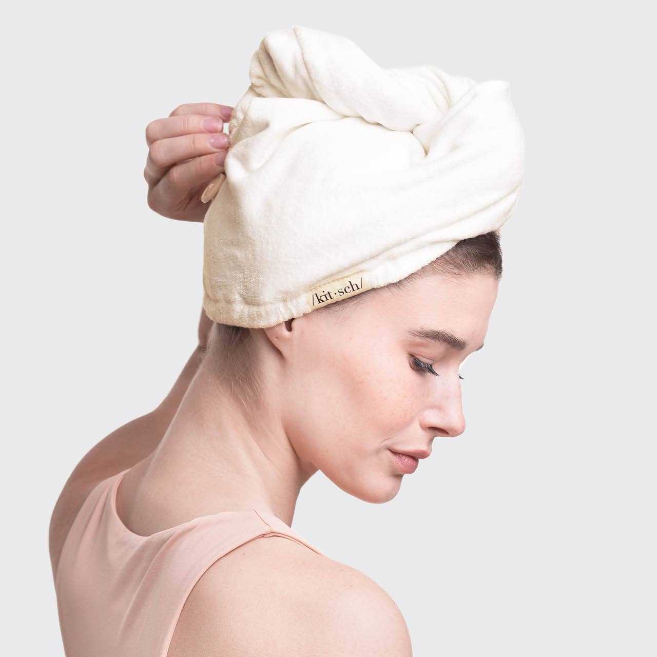Ivory Quick Dry Hair Towel