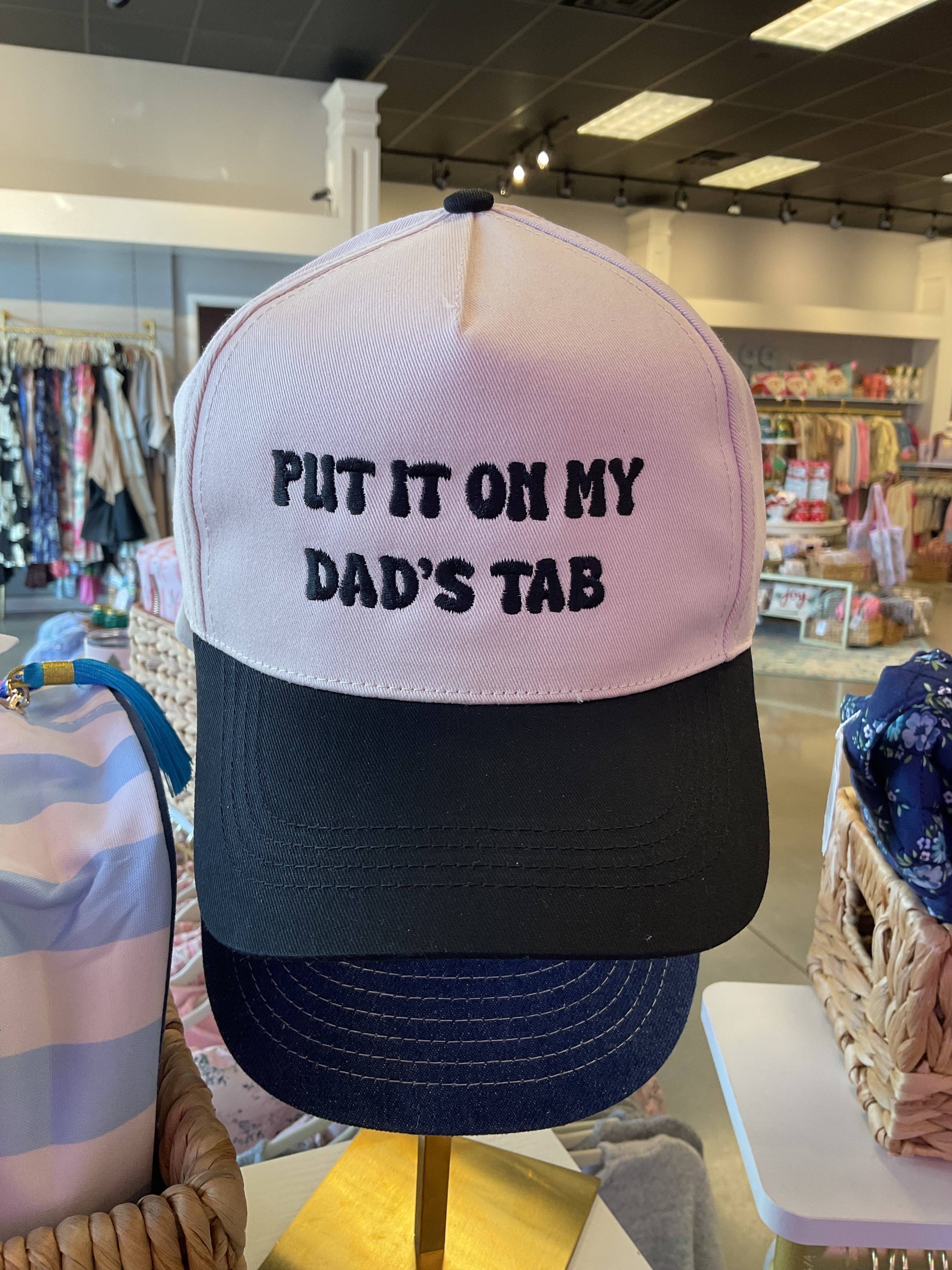 Put It On My Dad's Tab Hat/ Black