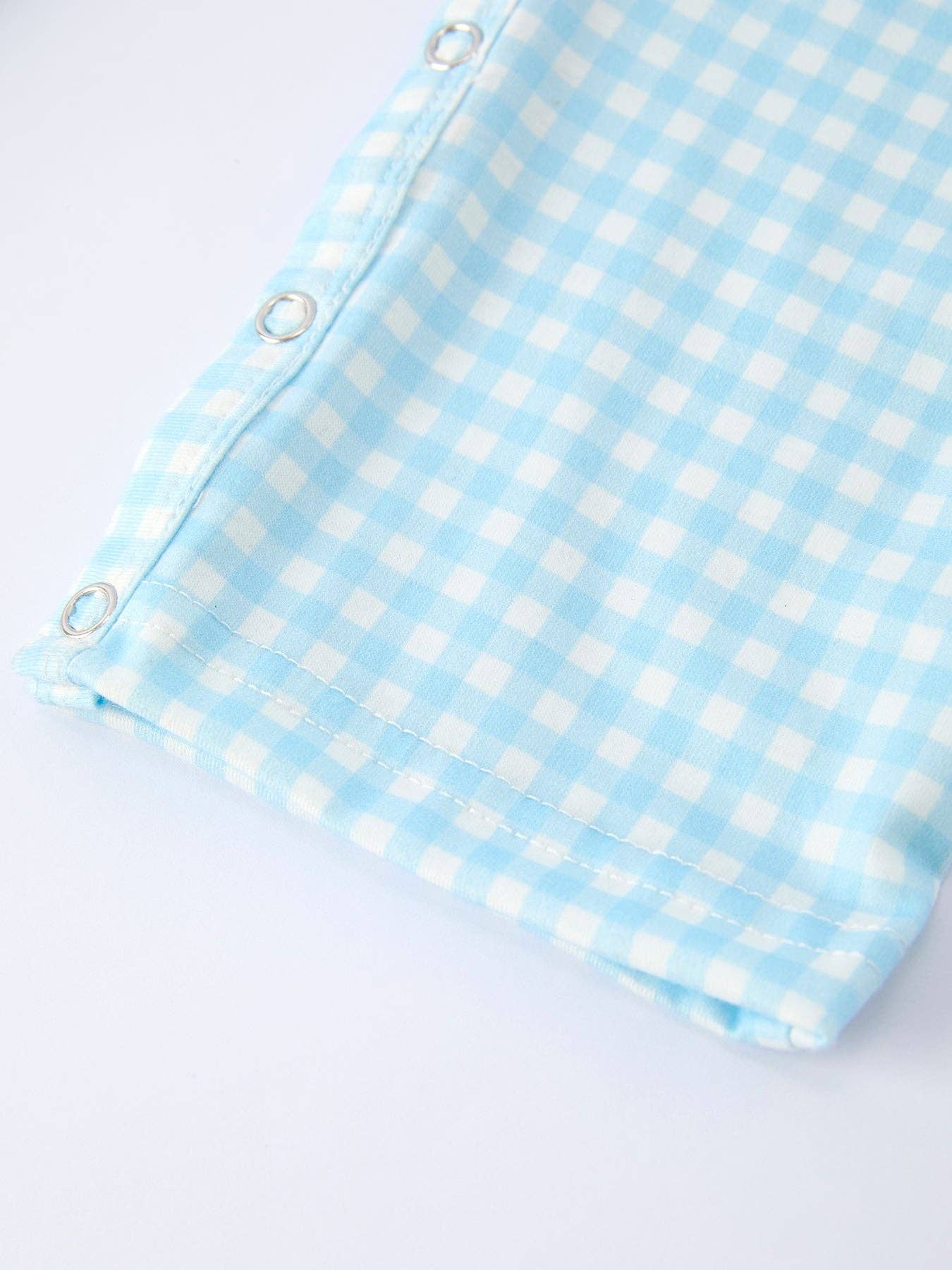 July 4th Plaid Boys Romper