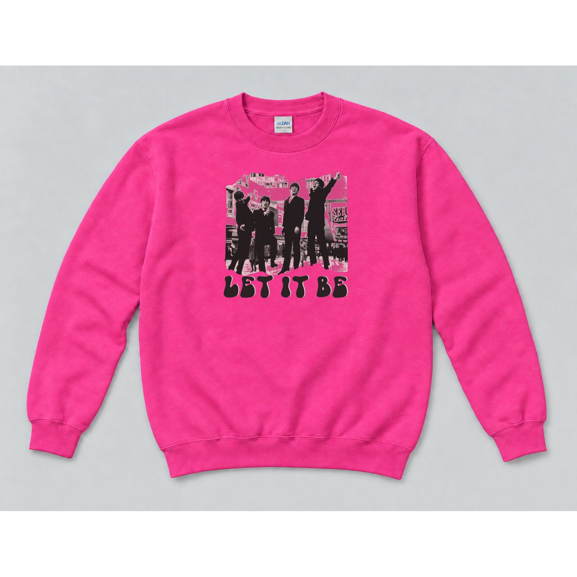 Crewneck Hot Pink mockup