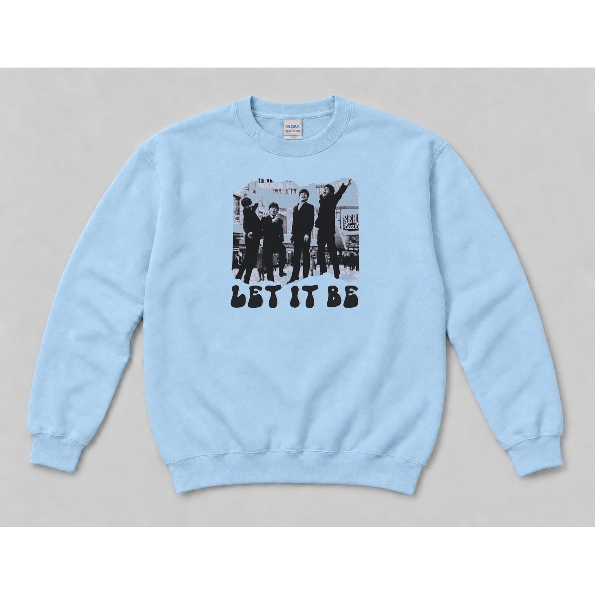 Crewneck Light Blue mockup