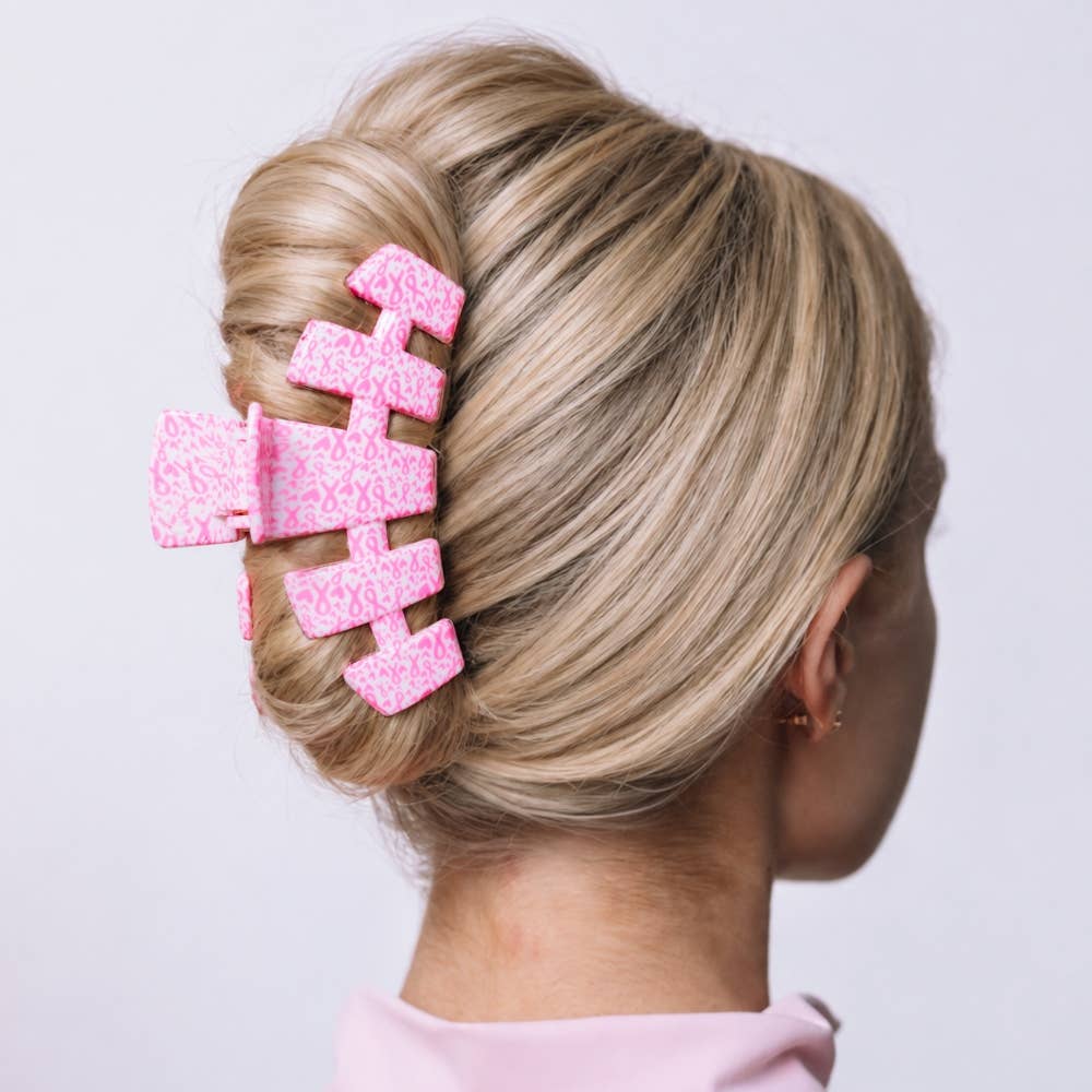 Classic Hair Clip | Large | Breast Cancer Awareness