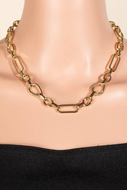 Mixed Style Chain Link Necklace